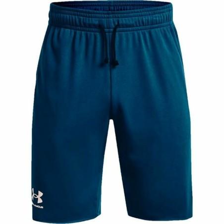 Pantalones Cortos Deportivos para Hombre Under Armour Rival Terry Azul