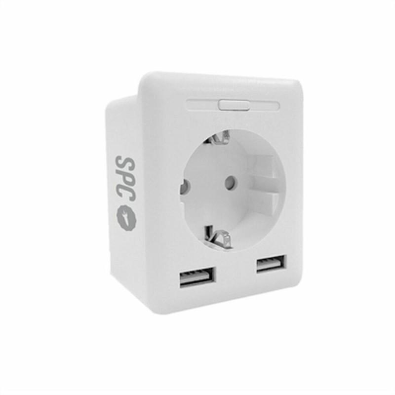 Enchufe Inteligente SPC CLEVER PLUG USB 2300W