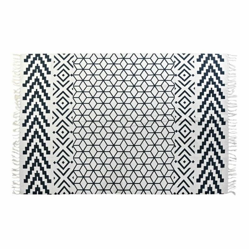 Alfombra DKD Home Decor Gris Blanco (160 x 230 x 1 cm)