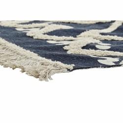 Alfombra DKD Home Decor Beige Azul marino 120 x 180 x 0,7 cm