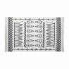 Alfombra DKD Home Decor Negro Blanco Ikat (120 x 180 x 0,7 cm)