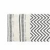 Alfombra DKD Home Decor Negro Zig-zag Blanco (120 x 180 x 0,7 cm)