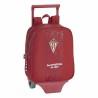 Mochila Escolar con Ruedas 805 Real Sporting de Gijón 611972280 Rojo