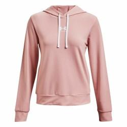 Sudadera con Capucha Mujer Under Armour Rival Terry Rosa