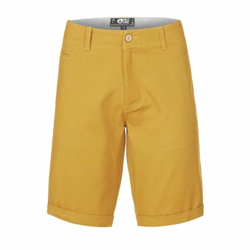 Pantalones Cortos Deportivos para Hombre Picture Wise Ocre