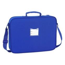 Cartera Escolar Real Zaragoza Azul (38 x 28 x 6 cm)