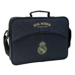 Cartera Escolar Real Madrid C.F. Azul marino (38 x 28 x 6 cm)