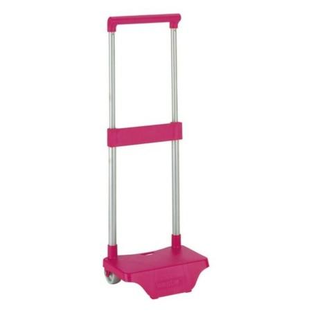 Carro Portamochilas Safta Acero y polipropileno Magenta 22 x 67.5 x 17 cm