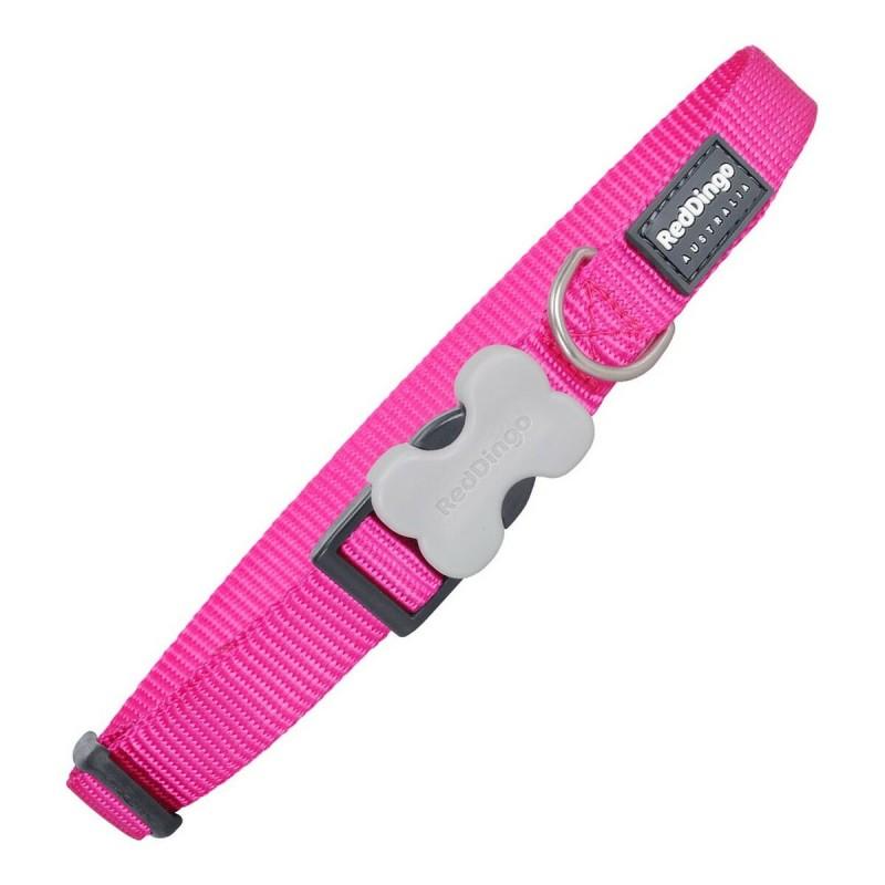 Collar para Perro Red Dingo Liso Fucsia 24-37 cm