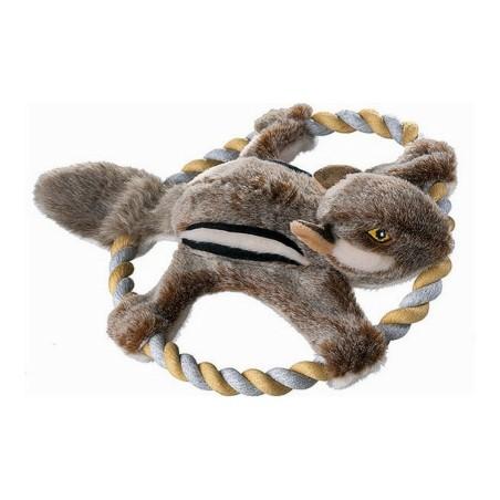 Peluche para perros Hunter Wildlife Train Con cuerda Ardilla (30 cm)