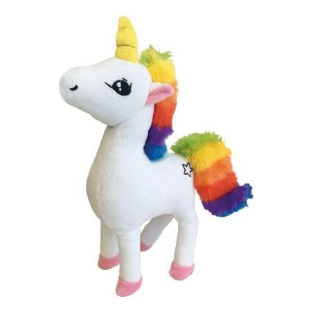 Juguete para perros Gloria Alydar Unicornio Arcoíris Blanco