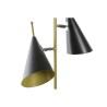 Lámpara de mesa DKD Home Decor Negro Dorado Metal 25 W 220 V 38 x 16 x 64 cm