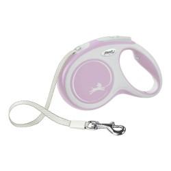 Correa para Perro Flexi NEW COMFORT Rosa Talla S