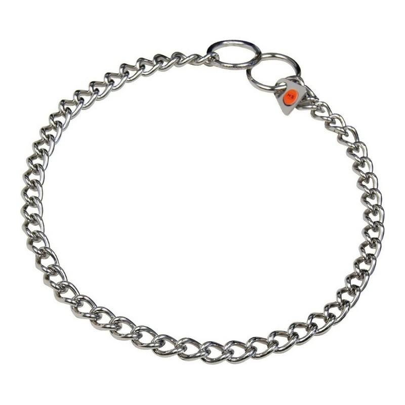 Collar para Perro Hs Sprenger Plateado 2,5 mm Eslabones Retorcido (45 cm)