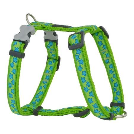 Arnés para Perro Red Dingo Style Turquesa Estrella Verde 46-76 cm