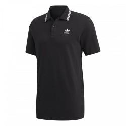 Polo de Manga Corta Hombre Pique Adidas FM9952 Negro XS