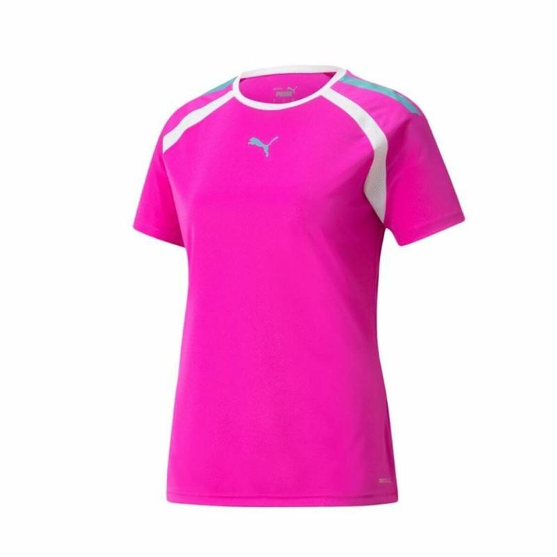 Camiseta Deportiva de Manga Corta Puma Team  Fucsia