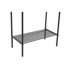 Macetero DKD Home Decor Negro Gris Metal (50 x 20 x 63 cm)