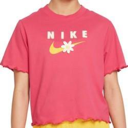 Camiseta de Manga Corta Infantil ENERGY BOXY FRILLY Nike DO1351 666  Rosa