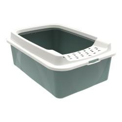 Arenero para Gatos Rotho My Pet Bonnie Eco 56 x 17 x 40 cm Blanco/Verde