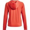 Sudadera con Capucha y Cremallera Mujer Under Armour Rival Terry