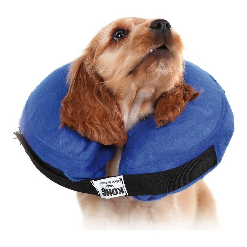 Collar de Recuperación para Perros KVP Kong Cloud Azul Hinchable (Max. 15 cm)