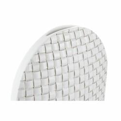 Jarrón DKD Home Decor Blanco Resina Moderno (30 x 10 x 45 cm)