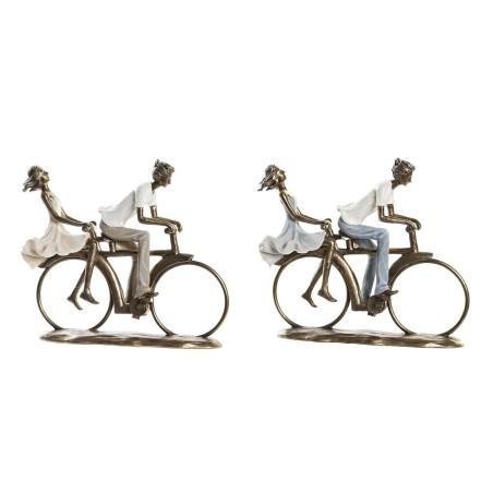 Figura Decorativa DKD Home Decor 27 x 9,5 x 23 cm Cobre Pareja (2 Unidades)