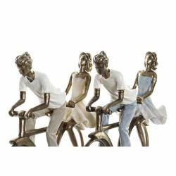 Figura Decorativa DKD Home Decor 27 x 9,5 x 23 cm Cobre Pareja (2 Unidades)