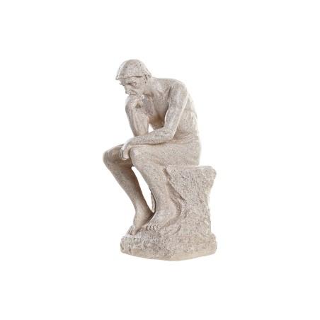 Figura Decorativa DKD Home Decor The Thinker Beige Hombre 12 x 11 x 25 cm