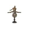 Figura Decorativa DKD Home Decor Dorado Resina Gimnasta Moderno (36 x 19 x 46 cm)