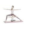 Figura Decorativa DKD Home Decor 24 x 6,5 x 19,5 cm Scandi Rosa Yoga