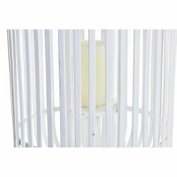 Farol DKD Home Decor Cristal Blanco Bambú (28 x 28 x 47 cm)