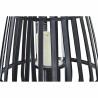 Farol DKD Home Decor 35 x 35 x 60 cm Cristal Negro Bambú Tropical