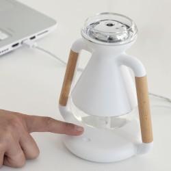 Humidificador Difusor de Aromas y Cargador Inalámbrico 3 en 1 Misvolt InnovaGoods