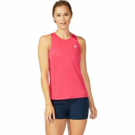 Camiseta de Manga Corta Mujer Asics Core Tank Rosa