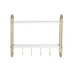 Perchero de Pared DKD Home Decor Metal MDF Glam (50 x 15 x 43 cm)