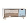 Caja-Joyero DKD Home Decor 34 x 13 x 16 cm Madera Marrón Turquesa