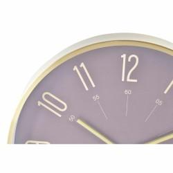 Reloj de Pared DKD Home Decor Azul Granate Aluminio Moderno 30 x 4 x 30 cm (2 Unidades)