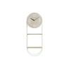 Reloj de Pared DKD Home Decor Natural Metal MDF Blanco (25,5 x 11,5 x 71 cm)