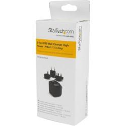 Cargador de Pared Startech USB2PACBK            Negro