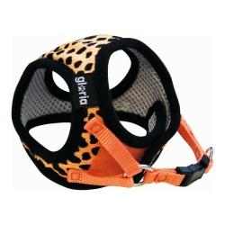 Arnés para Perro Gloria Leopardo 40-50 cm Naranja Talla L