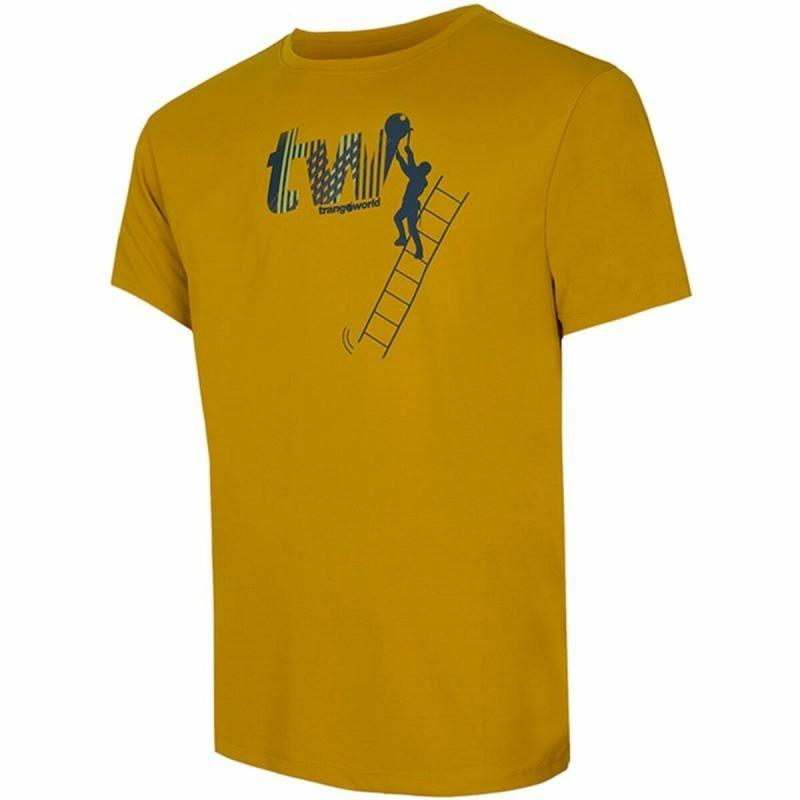 Camiseta Deportiva de Manga Corta Trangoworld Trangoworld Konak Amarillo