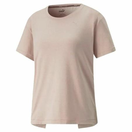 Camiseta Deportiva de Manga Corta Puma Studio Trend Rosa