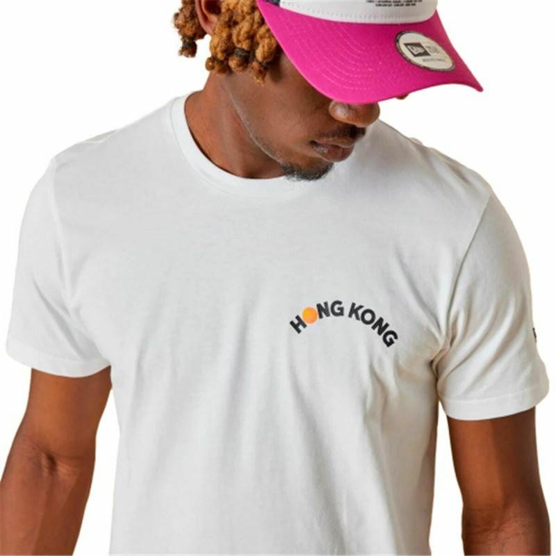 Camiseta Deportiva de Manga Corta New Era Dumplings Food Blanco