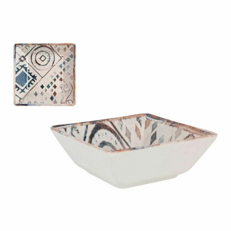 Bol La Mediterránea Grecia Porcelana Azul Marrón 13 x 13 x 5 cm