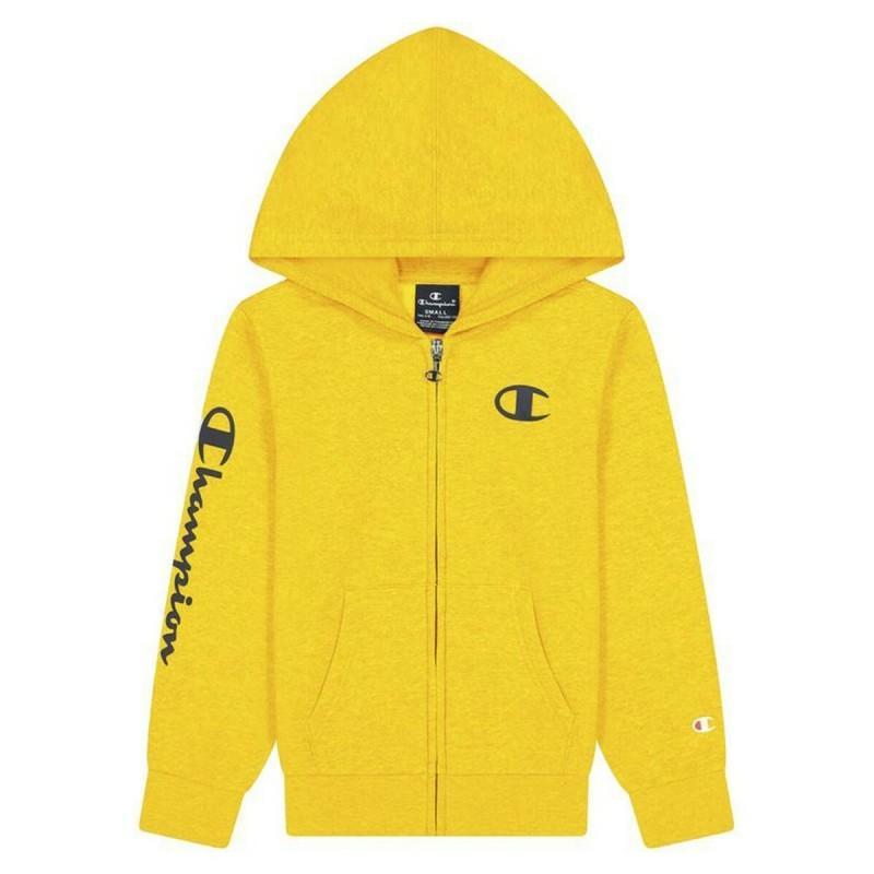 Chaqueta Deportiva para Niños Champion Full Zip Logo Amarillo