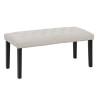 Banqueta 115 x 44 x 43 cm Beige Madera