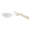 Set de Sushi DKD Home Decor Bambú Gres Blanco Natural Oriental 27,3 x 20,3 x 2,5 cm (12 Unidades)