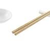 Set de Sushi DKD Home Decor Bambú Gres Blanco Natural Oriental 27,3 x 20,3 x 2,5 cm (12 Unidades)